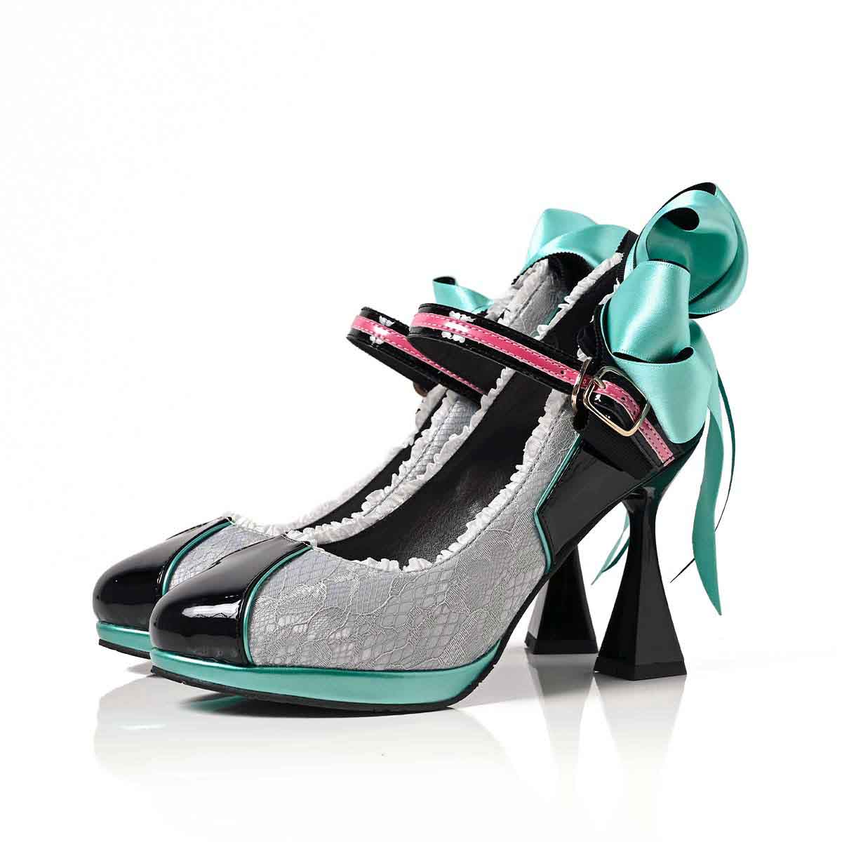 (Goods - Footwear) HATSUNE MIKU ICONIQUE SHOES OBJET PUMPS (2nd Round Pre-orders)