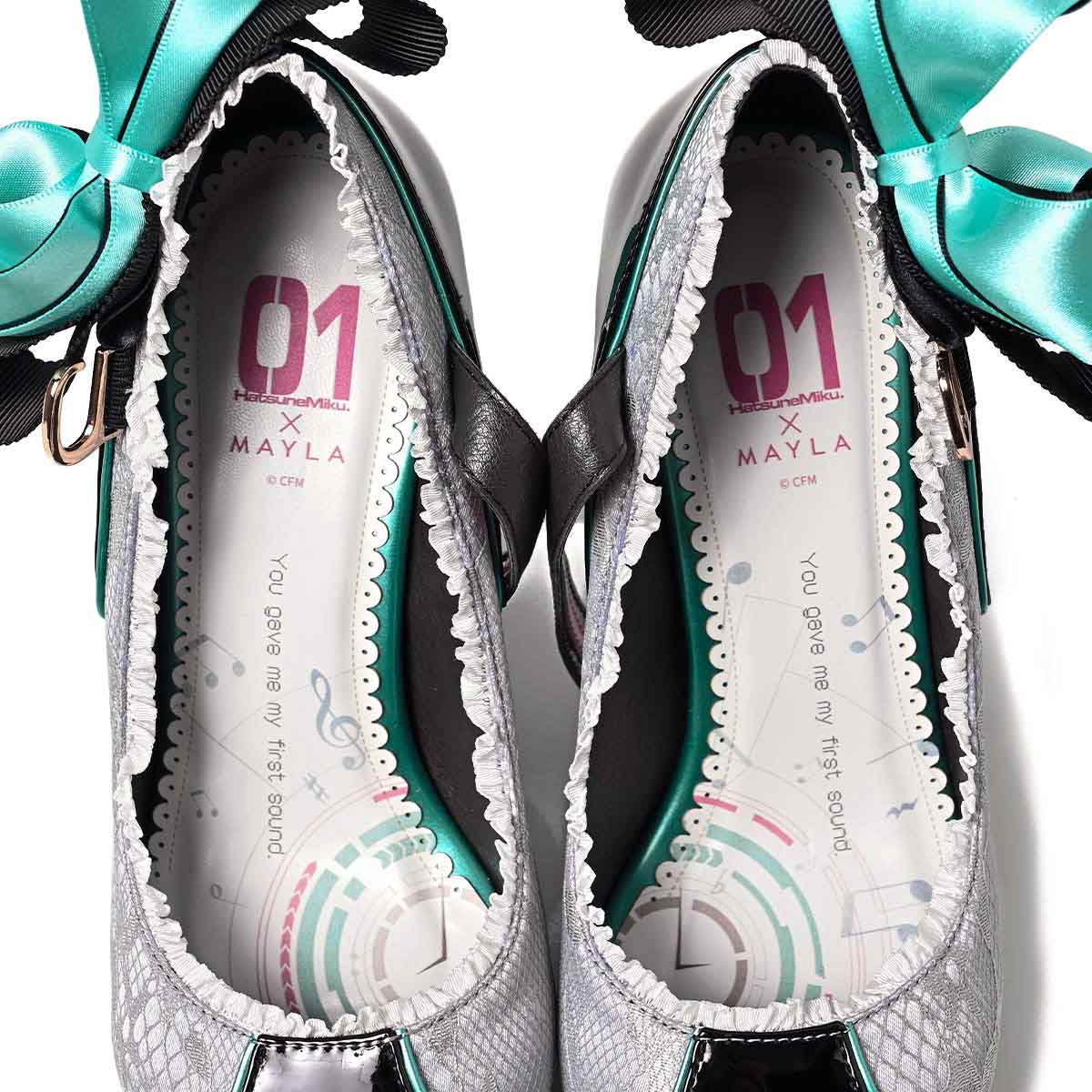 (Goods - Footwear) HATSUNE MIKU ICONIQUE SHOES OBJET PUMPS (2nd Round Pre-orders)