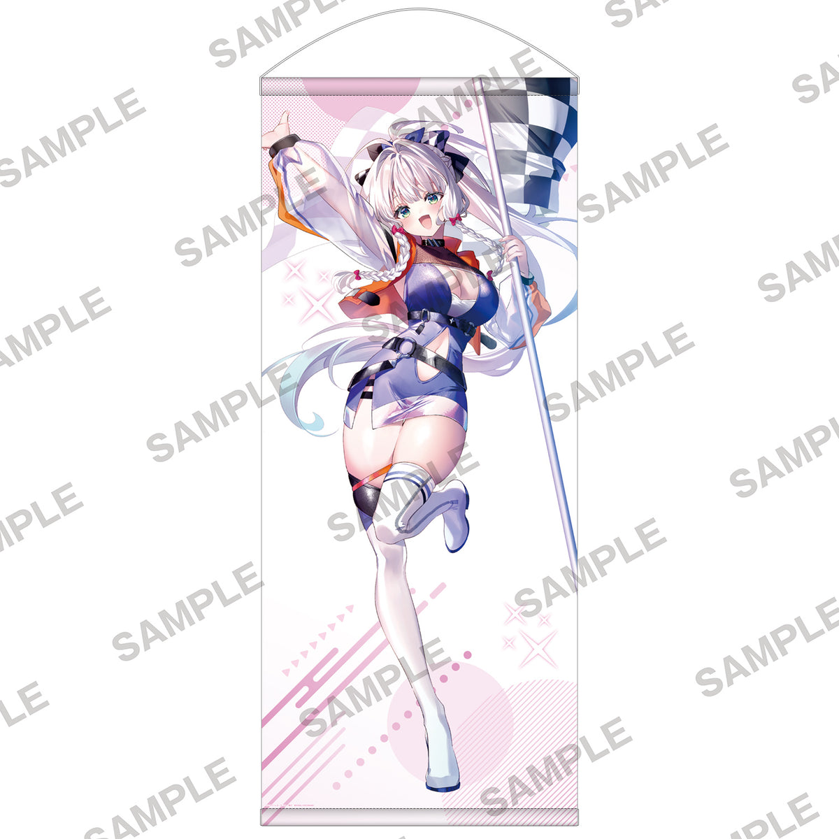 (Goods - Tapestry) Mob Shisai dakedo, Kono Sekai ga Otome Game dato Kizuita node Heroine wo Ikusei Shimasu Big Tapestry - Reina - Race Queen Ver.