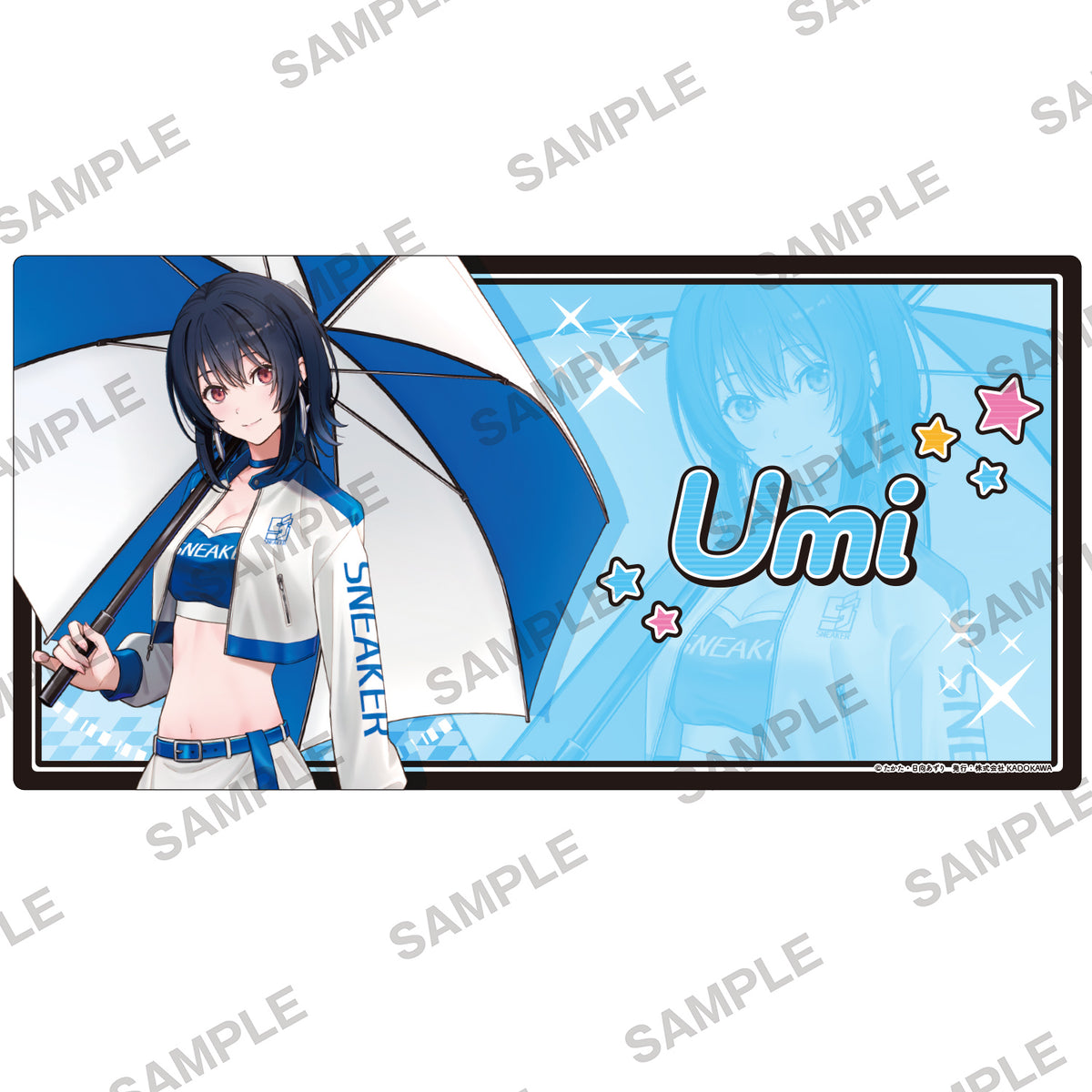 (Goods - Mat) I Became Friends with the Second Cutest Girl in My Class Desk Mat - Umi Asanagi - Race Queen Ver.