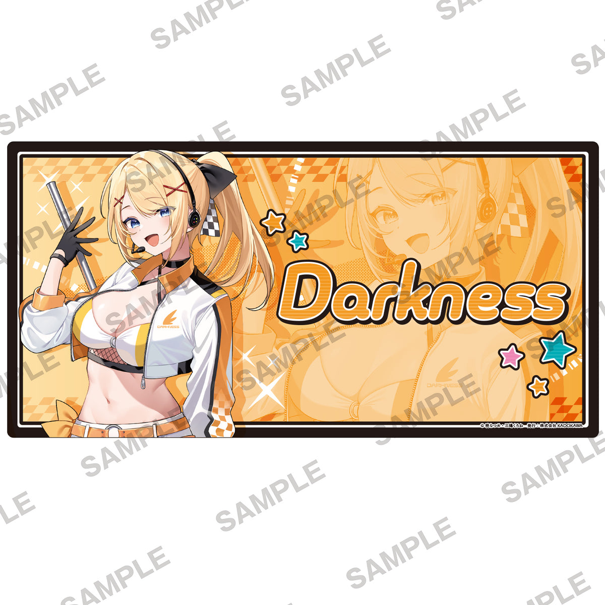 (Goods - Mat) KonoSuba: God’s Blessing on This Wonderful World! Desk Mat - Darkness - Race Queen Ver.