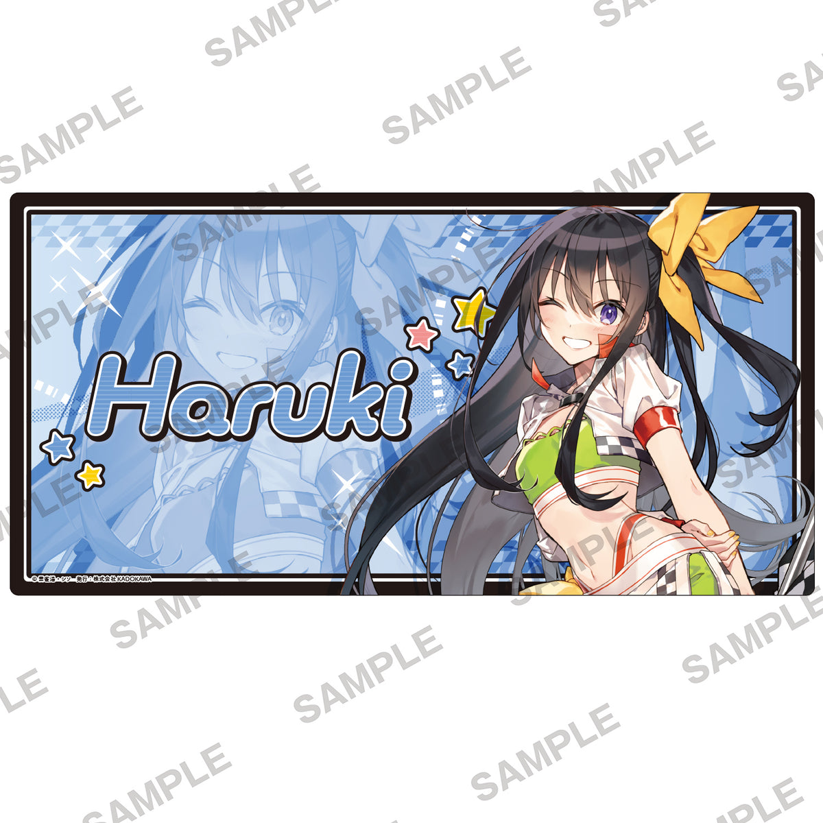 (Goods - Mat) Tenkousaki no Seiso-Karen na Bishoujo ga Mukashi Danshi da to Omotte Issho ni Asonda Osananajimi Datta Ken Desk Mat - Haruki Nikaidou - Race Queen Ver.