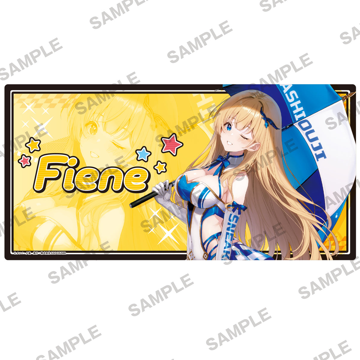(Goods - Mat) Saikyo Degarashi Ouji no Anyaku Teii Arasoi Desk Mat - Finne - Race Queen Ver.