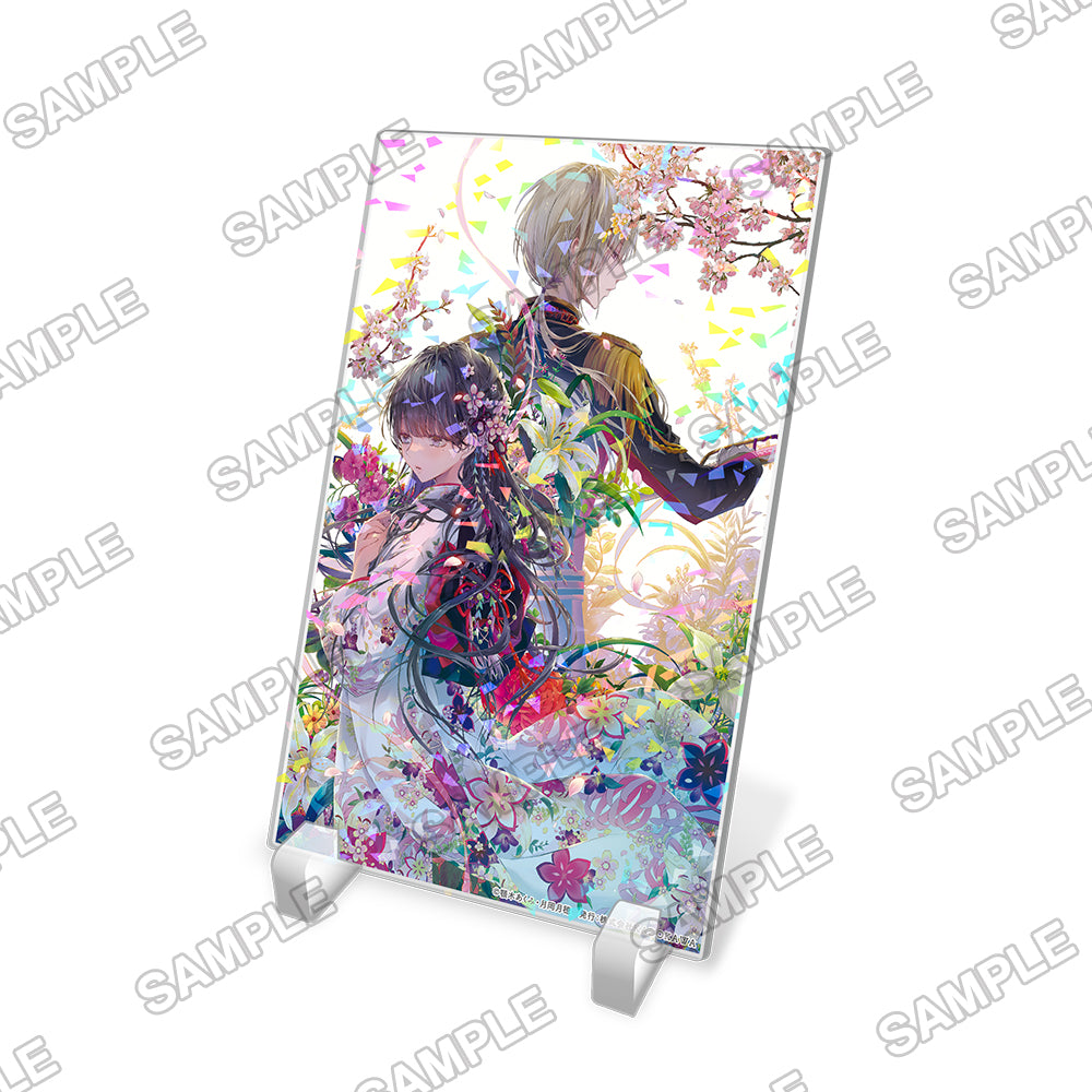 (Goods - Ornament) My Happy Marriage Fujimi L Bunko 10th Anniversary Holographic Acrylic Plate Volume 1