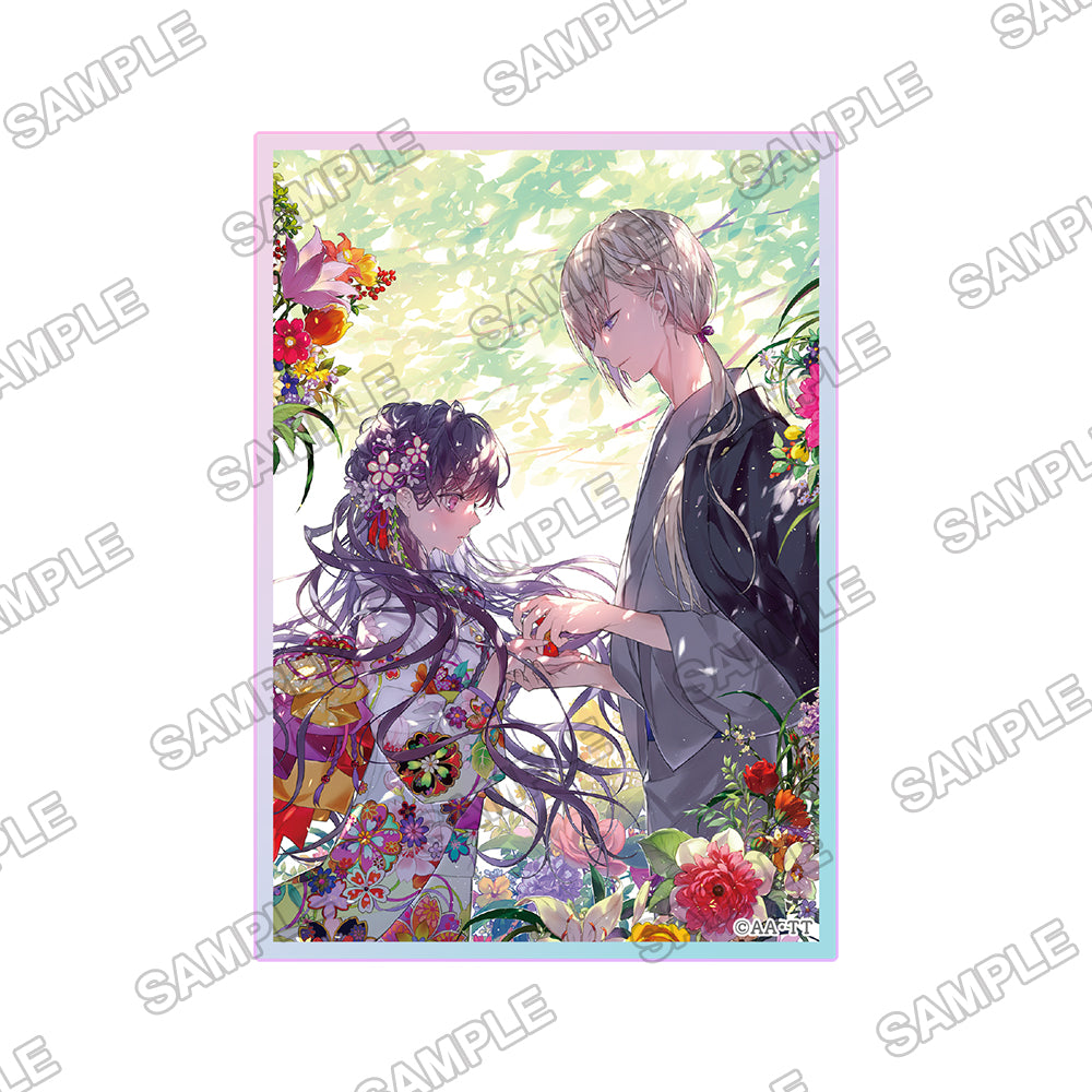 (Goods - Bromide) My Happy Marriage Fujimi L Bunko 10th Anniversary Aurora Acrylic Card Volume 3