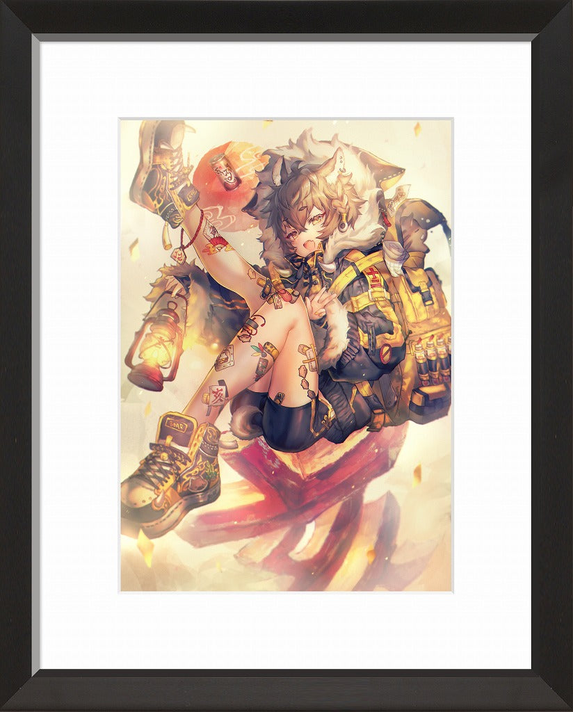 (Goods - High Resolution Print) Boys Gallery Shigaraki Chara-fine Inoshishi A5 Size Animate International