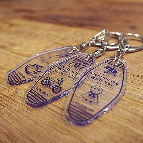 (Goods - Key Chain) your name. Motel Key Chain (Comet & Kumihimo Bracelet)