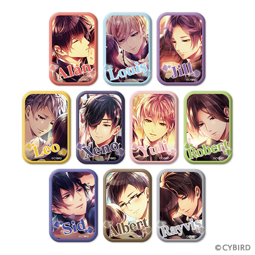 [※Blind Box](Goods) Trading Stand Square Still Button Badge (Midnight Cinderella) Animate International