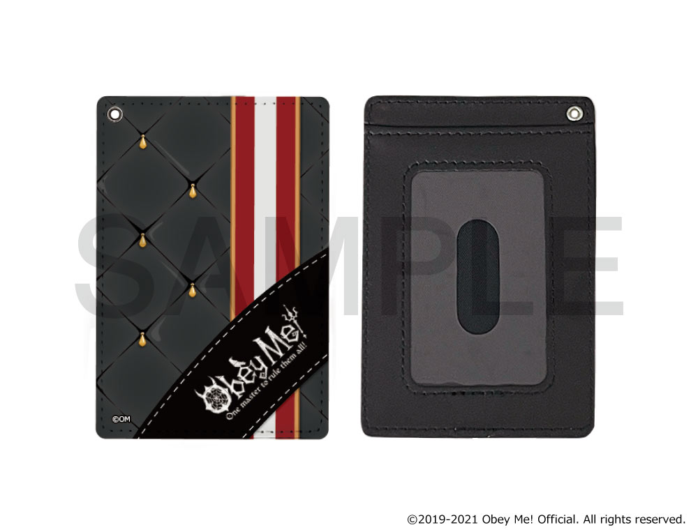 (Goods - Pass Case) Obey Me! x mixx garden Black Cat Butler Cafe Pass Case Animate International