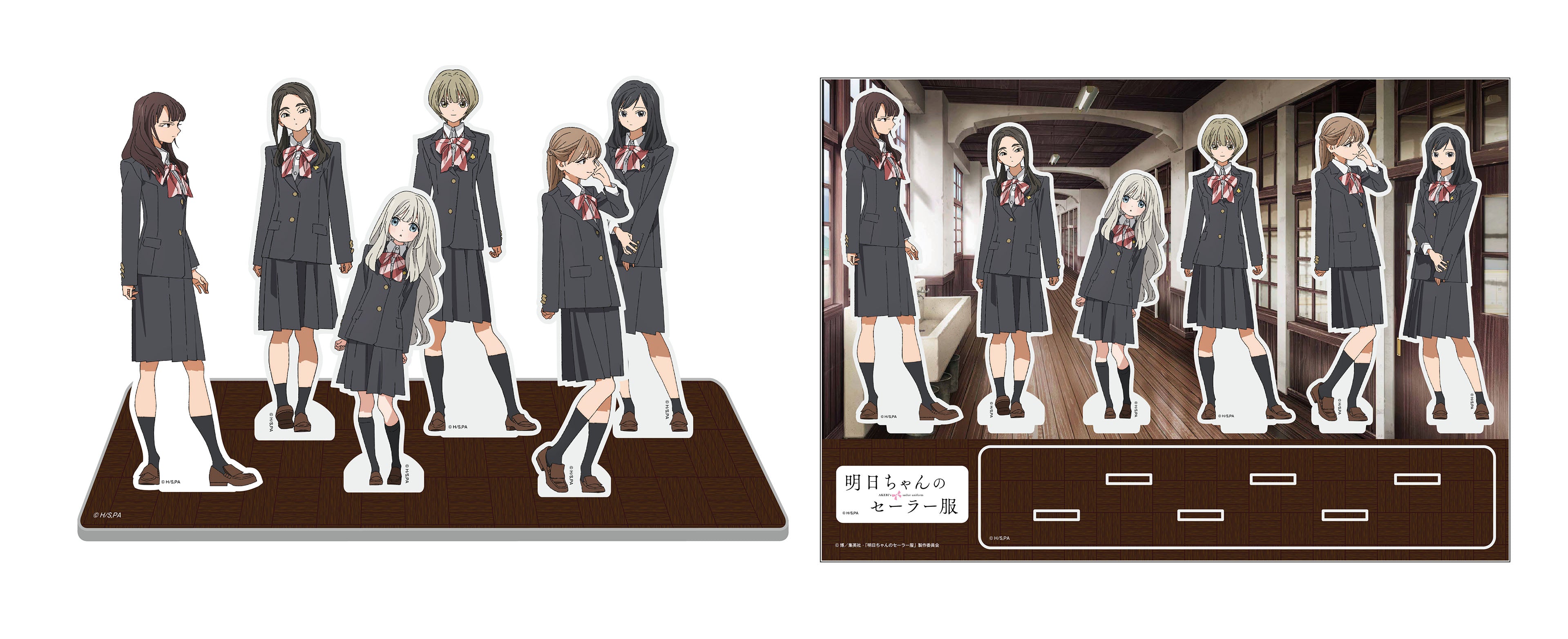 (Goods - Stand Pop) Akebi's Sailor Uniform Roubai Academy 1st Year Class 3 Assembly Acrylic Diorama - Animate International