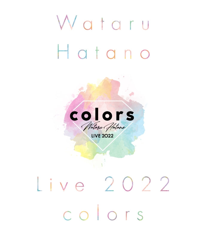 (Blu-ray) Wataru Hatano LIVE 2022 -colors-