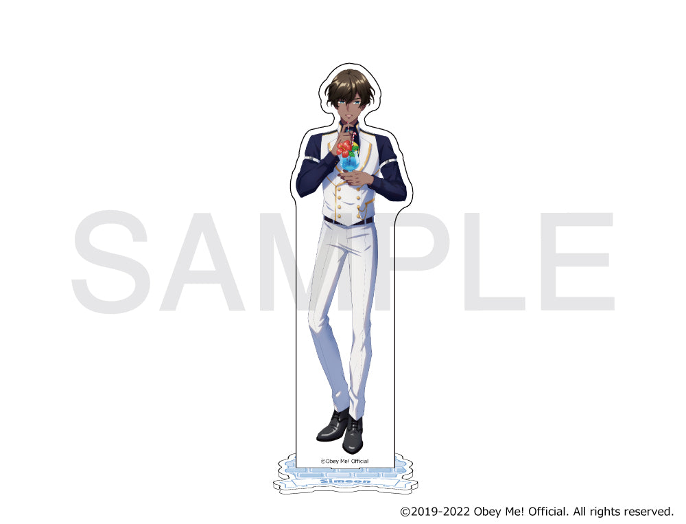 (Goods - Stand Pop) Obey Me! x mixx garden Dokidoki Cafe Meguri in Human World Acrylic Stand (Simeon)