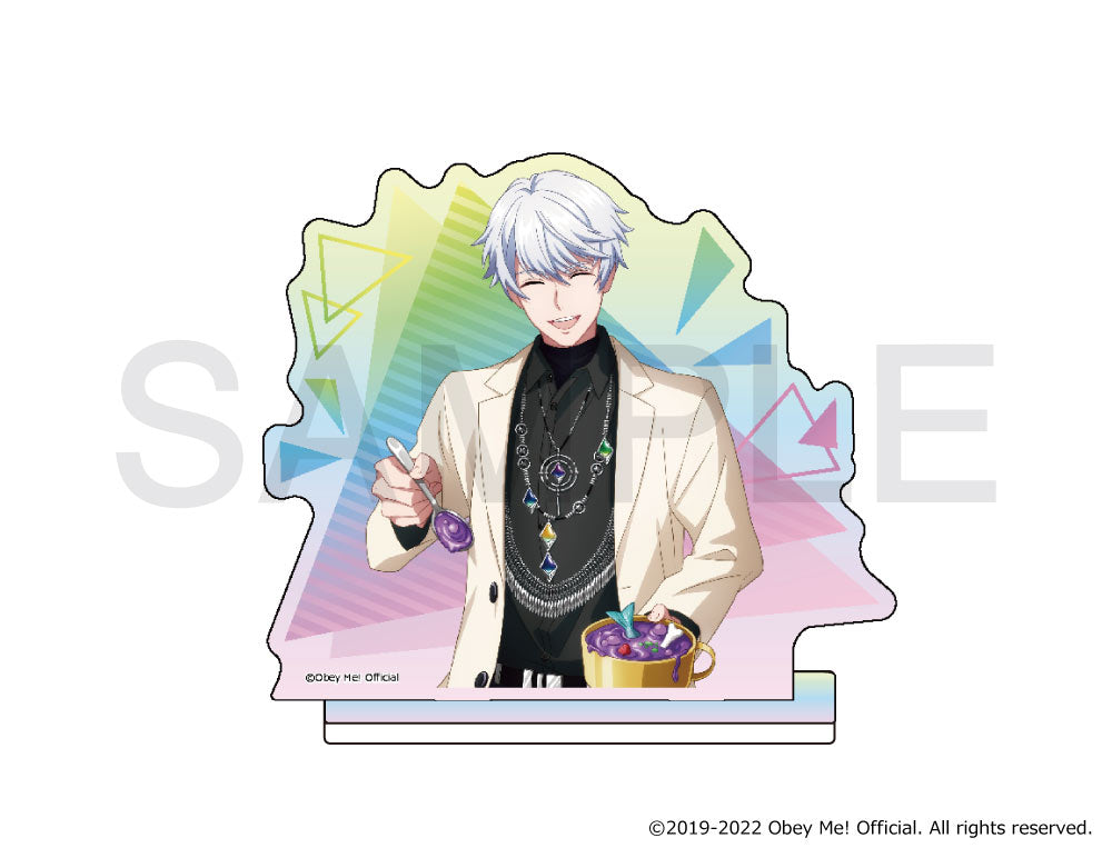 (Goods - Stand Pop) Obey Me! x mixx garden Dokidoki Cafe Meguri in Human World Waist-Up Acrylic Stand (Solomon)