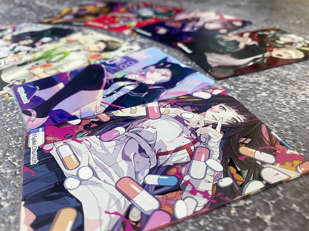 [※Blind](Goods - Card) Danganronpa 2: Goodbye Despair x mixx garden Trading Acrylic Card