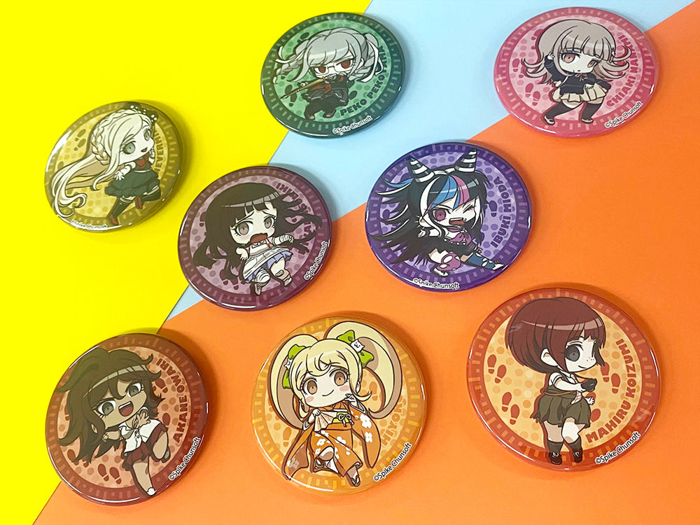 [※Blind](Goods - Badge) Danganronpa 2: Goodbye Despair Chibitto Step Trading Button Badge B