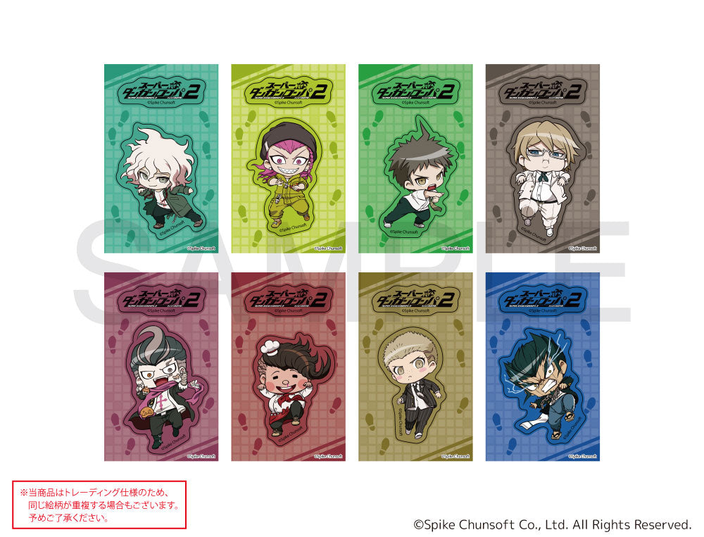 [※Blind](Goods - Sticker) Danganronpa 2: Goodbye Despair Chibitto Step Trading Reusable Sticker A