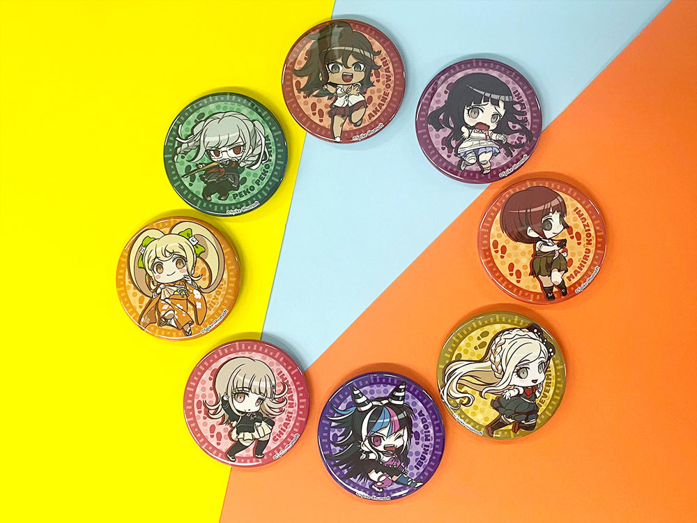 |||(1BOX=8)(Goods - Badge) Danganronpa 2: Goodbye Despair Chibitto Step Button Badge B BOX