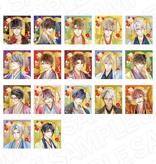 [※Blind](Goods - Art Board) Ikemen Sengoku: Romances Across Time Trading Mini Art Board 7th Anniversary ver.