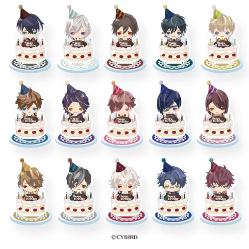 [※Blind Box](Goods) Trading Birthday Acrylic Stand (Ikemen Vampire) Animate International