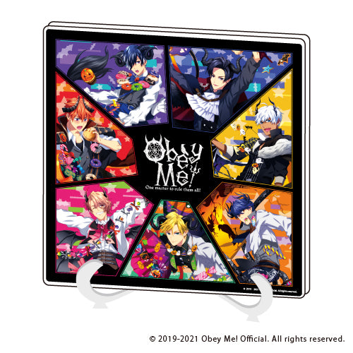 (Goods - Ornament) Obey Me! Acrylic Art Board 01/Ensemble Design Halloween ver. (feat. Exclusive Art) Animate International