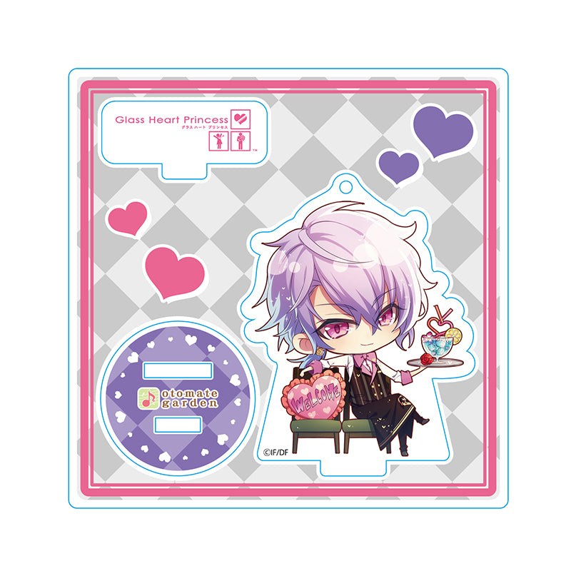 (Goods - Stand Pop) Otomate Garden Chibi Character Acrylic Stand 2017_45 Glass Heart Princess Gai Doumyouji Animate International