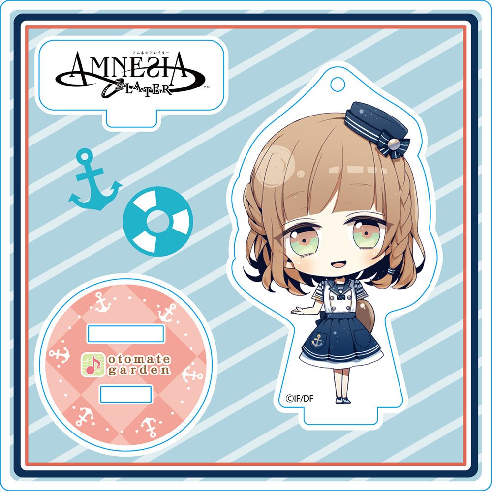 (Goods - Stand Pop) Otomate Garden Chibi Character Acrylic Stand 2017_66 AMNESIA Heroine Animate International