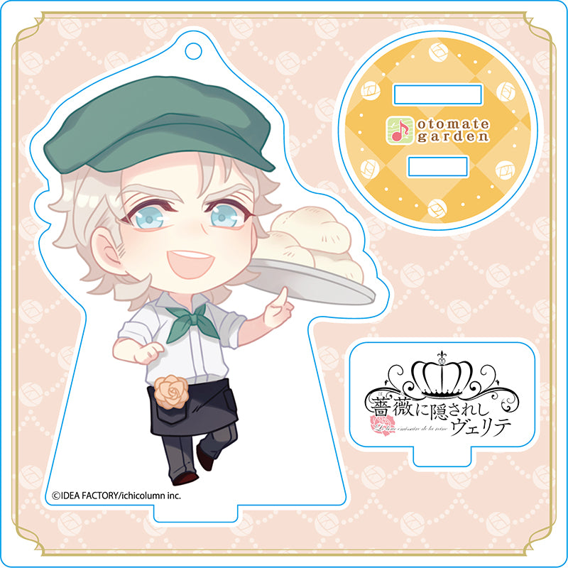 (Goods - Stand Pop) Otomate Garden Chibi Character Acrylic Stand 2017_83 Bara ni Kakusareshi Verite Danton Animate International