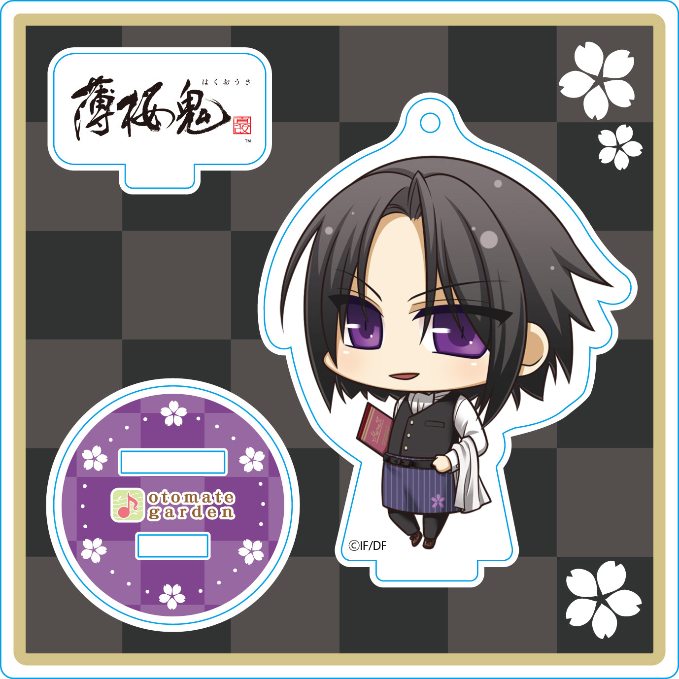 (Goods - Stand Pop) Otomate Garden Chibi Character Acrylic Stand 2017_86 Hakuoki Shinkai Hijikata Toshizou Animate International