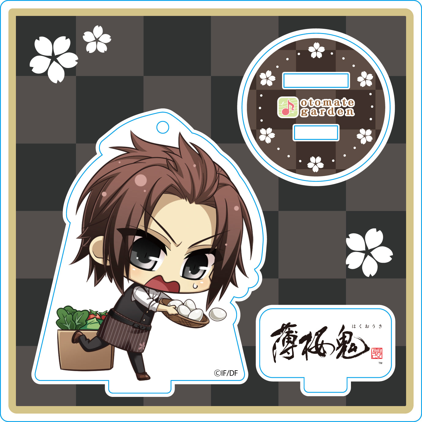 (Goods - Stand Pop) Otomate Garden Chibi Character Acrylic Stand 2017_96 Hakuoki Shinkai Soma Tonomo Animate International