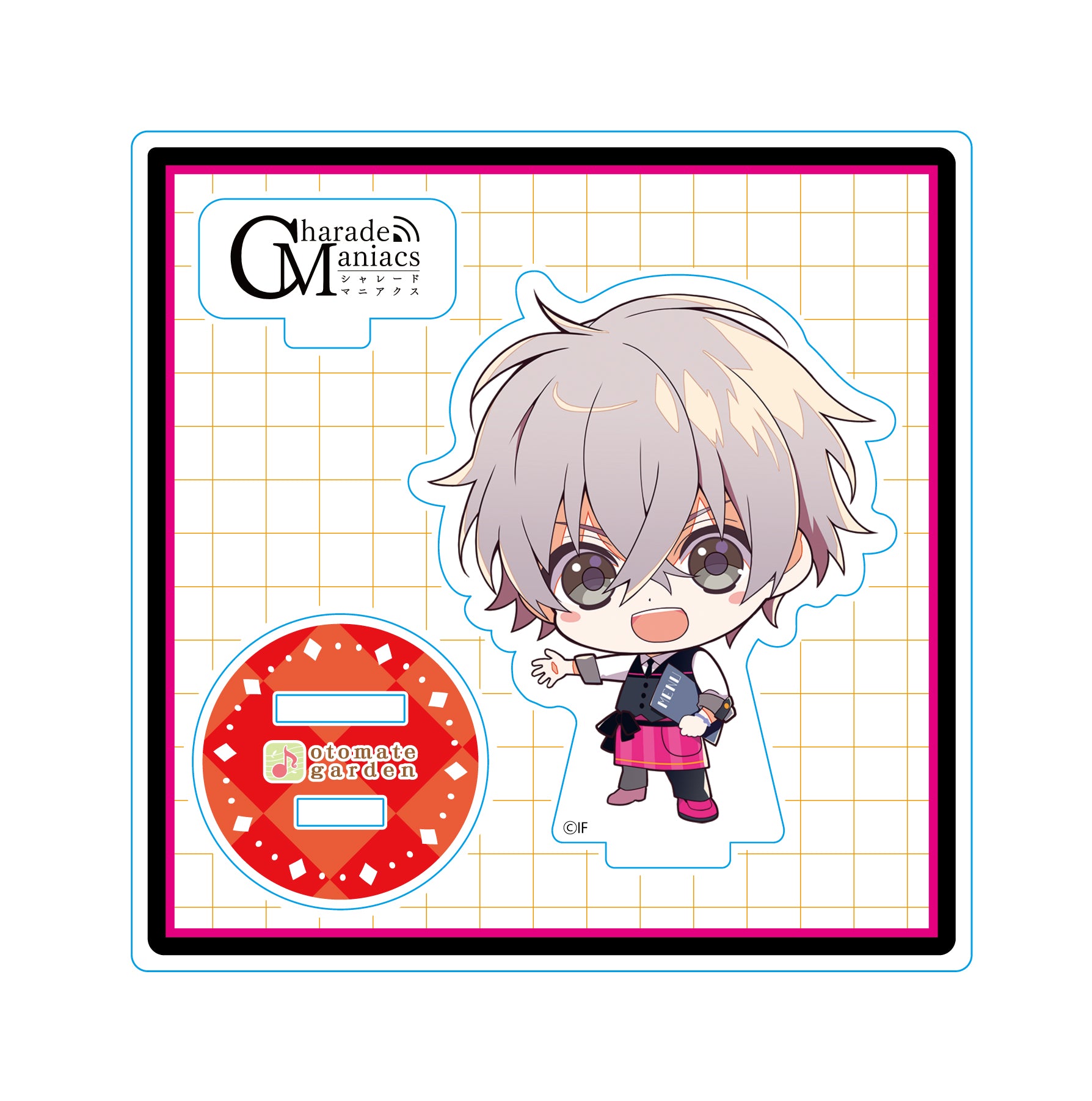 (Goods - Stand Pop) Otomate Garden Chibi Character Acrylic Stand _2019_120 Charade Maniacs Akase Kyouya Animate International