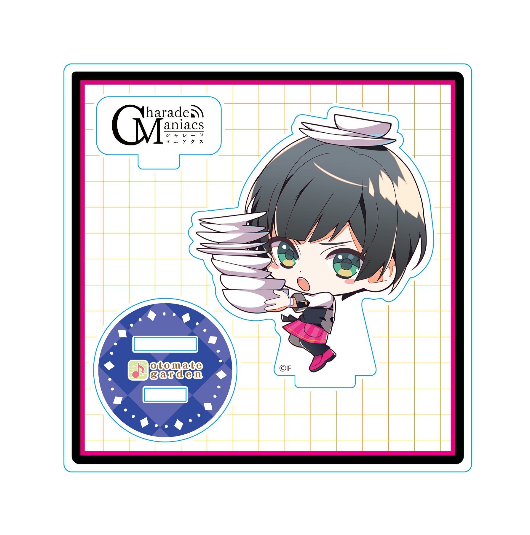 (Goods - Stand Pop) Otomate Garden Chibi Character Acrylic Stand _2019_121 Charade Maniacs Banjou Tomose Animate International