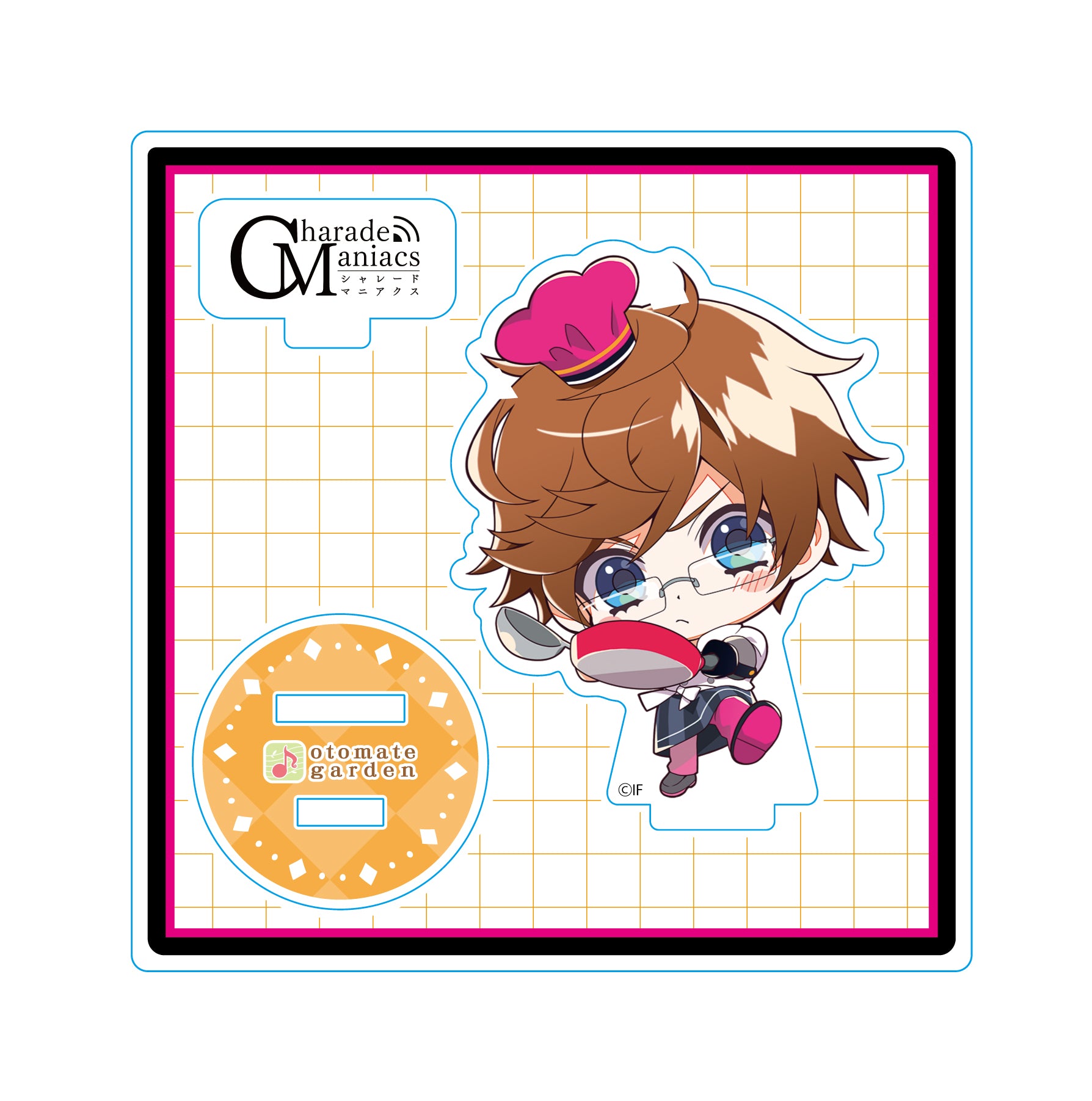 (Goods - Stand Pop) Otomate Garden Chibi Character Acrylic Stand _2019_124 Charade Maniacs Ebana Keito Animate International