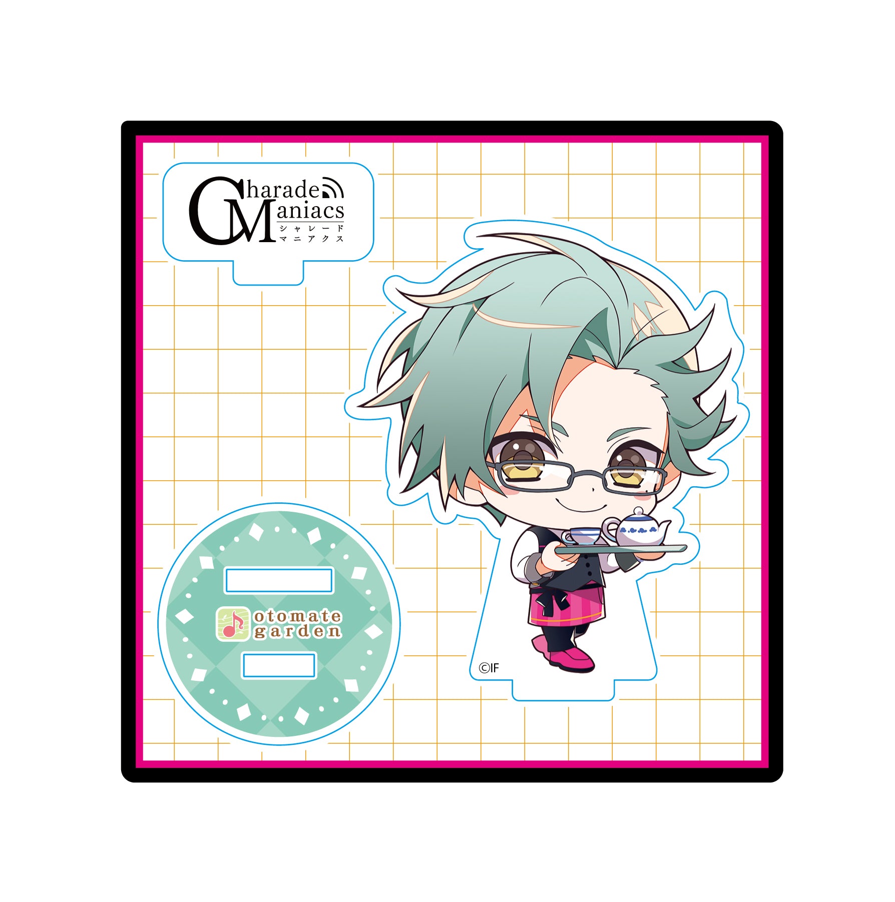 (Goods - Stand Pop) Otomate Garden Chibi Character Acrylic Stand _2019_125 Charade Maniacs Futami Ryouichi Animate International