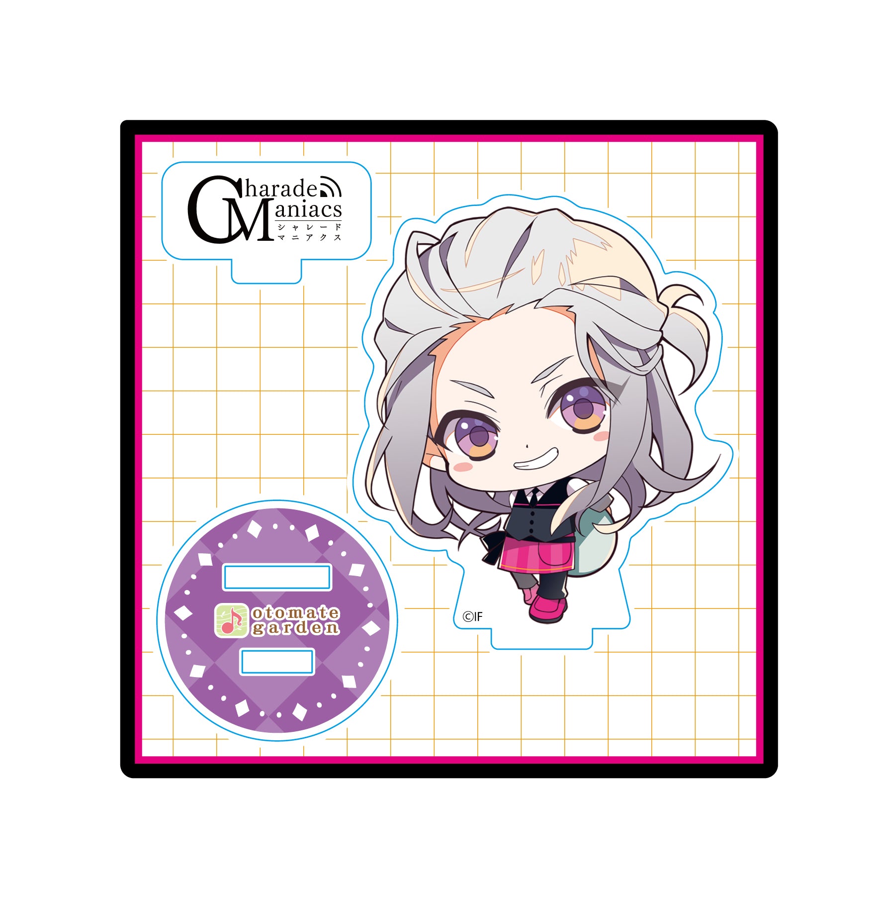 (Goods - Stand Pop) Otomate Garden Chibi Character Acrylic Stand _2019_126 Charade Maniacs Gyoubu Souta Animate International