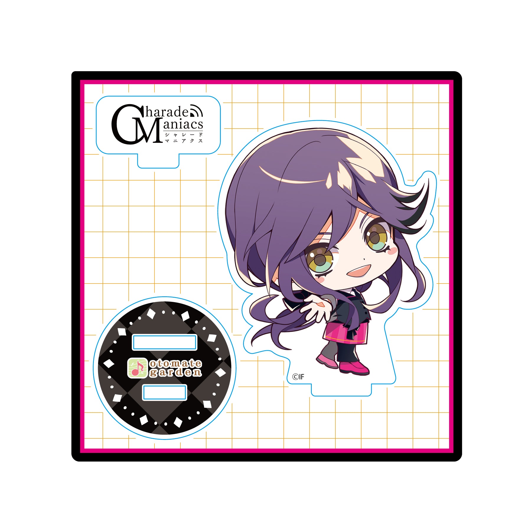 (Goods - Stand Pop) Otomate Garden Chibi Character Acrylic Stand _2019_128 Charade Maniacs Iochi Mizuki Animate International