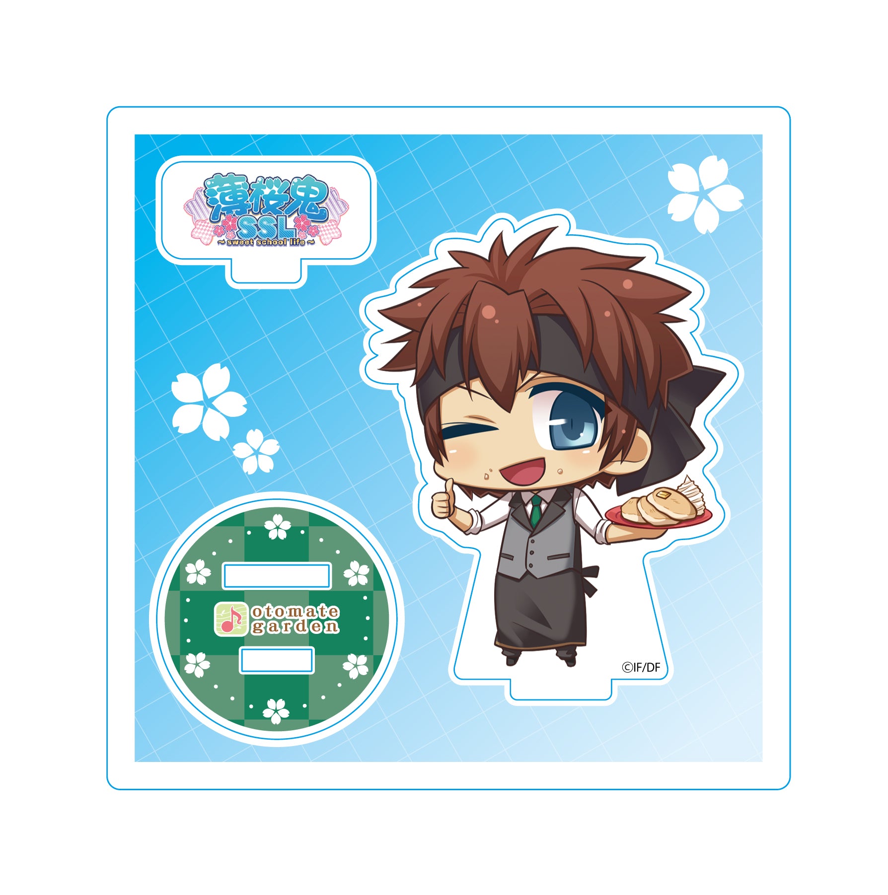 (Goods - Stand Pop) Otomate Garden Chibi Character Acrylic Stand _2019_136 Hakuoki SSL Nagakura Shinpachi Animate International