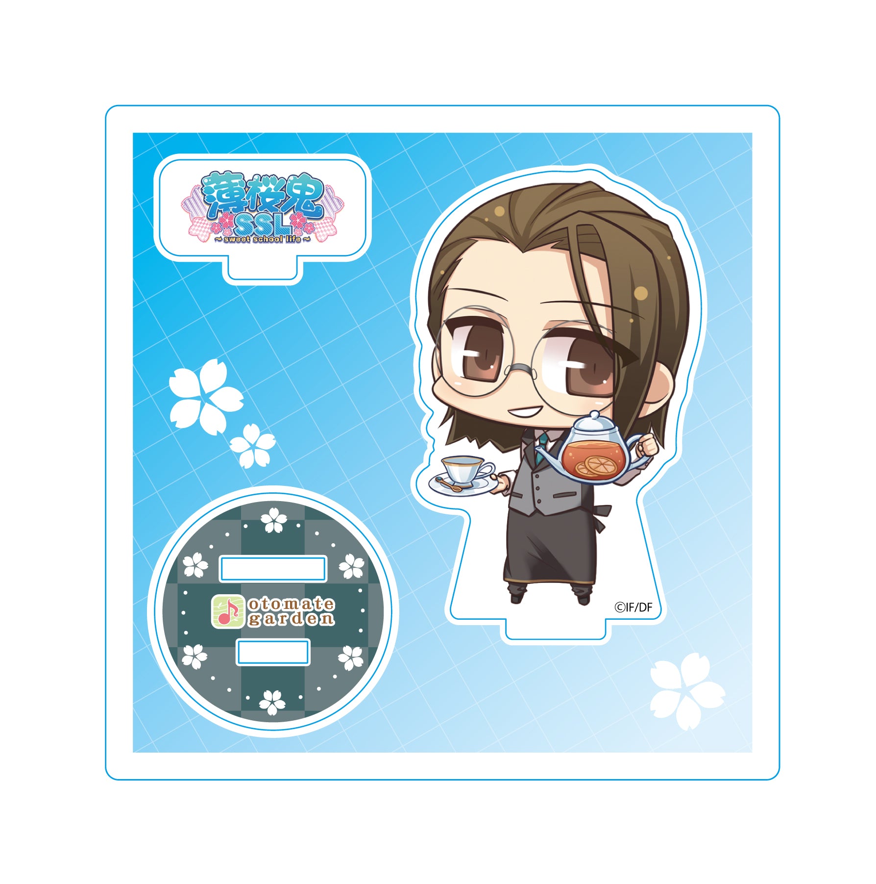 (Goods - Stand Pop) Otomate Garden Chibi Character Acrylic Stand _2019_137 Hakuoki SSL Yamanami Keisuke Animate International