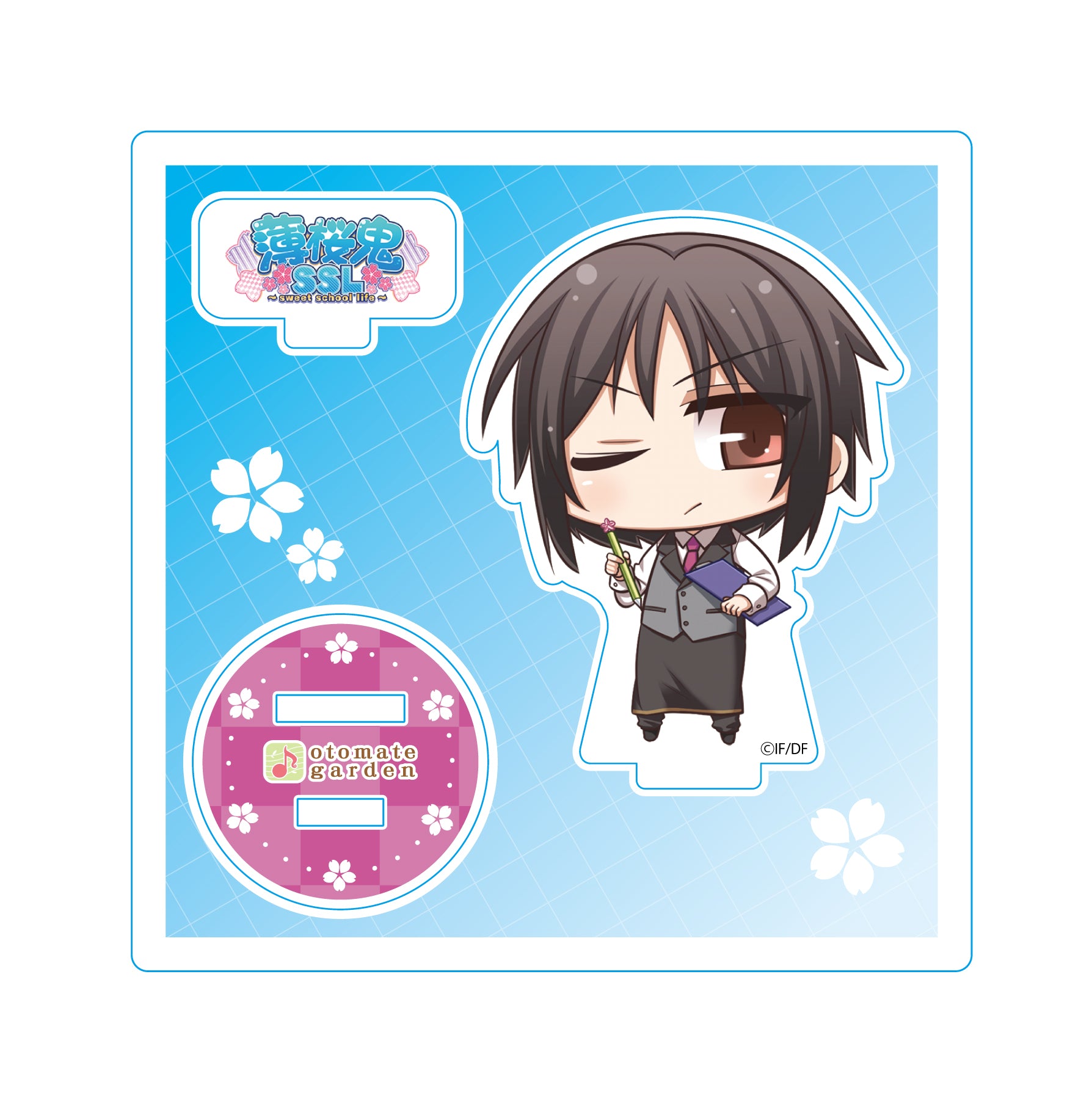 (Goods - Stand Pop) Otomate Garden Chibi Character Acrylic Stand _2019_139 Hakuoki SSL Kaoru Nagumo Animate International