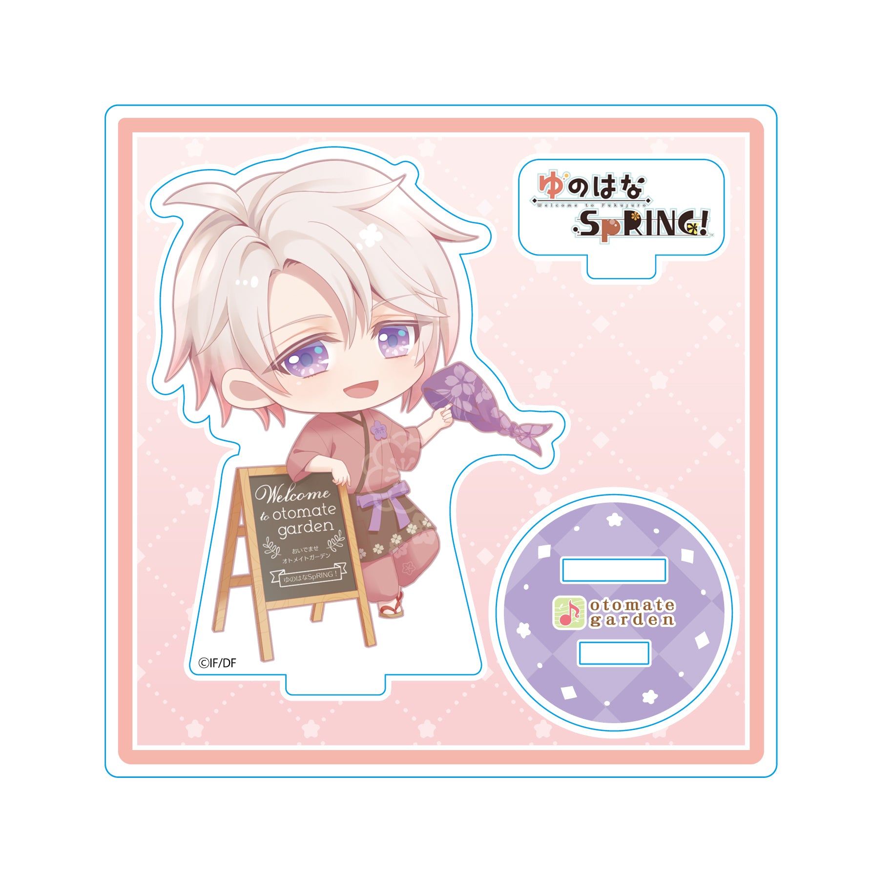 (Goods - Stand Pop) Otomate Garden Chibi Character Acrylic Stand _2019_142 Yunohana Spring! Izumi Takahira Animate International