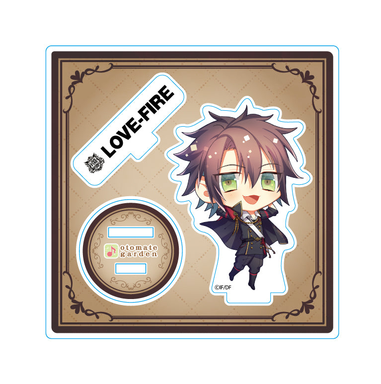 (Goods - Acrylic Stand) Otomate Garden Chibi Character Acrylic Stand - LOVE FIRE!! from OTOMATE TRIBE Soji Okita (Hakuoki) Animate International