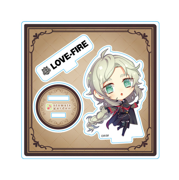 (Goods - Acrylic Stand) Otomate Garden Chibi Character Acrylic Stand - LOVE FIRE!! from OTOMATE TRIBE Il (Café Enchanté) Animate International