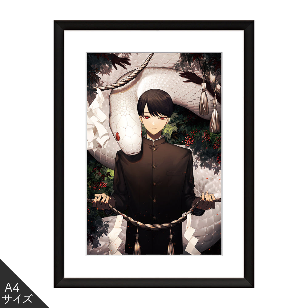 (Goods - High Resolution Print) Boys Gallery Chiniku Chara-fine Kamisama no Torimichi ※Does not include artist's signature A4 Size Animate International