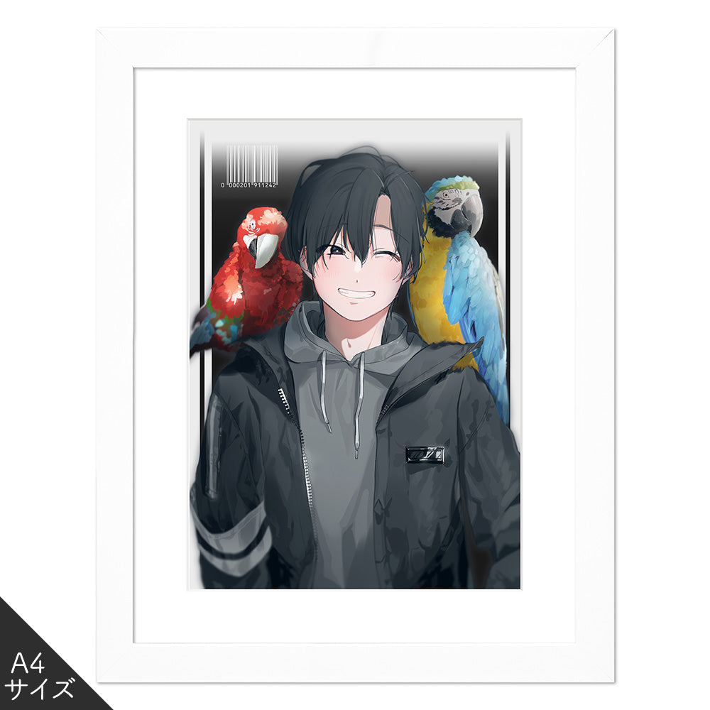 (Goods - High Resolution Print) Boys Gallery Kanta Chara-fine Parrot A4 Size (Signed by the Artist) Animate International