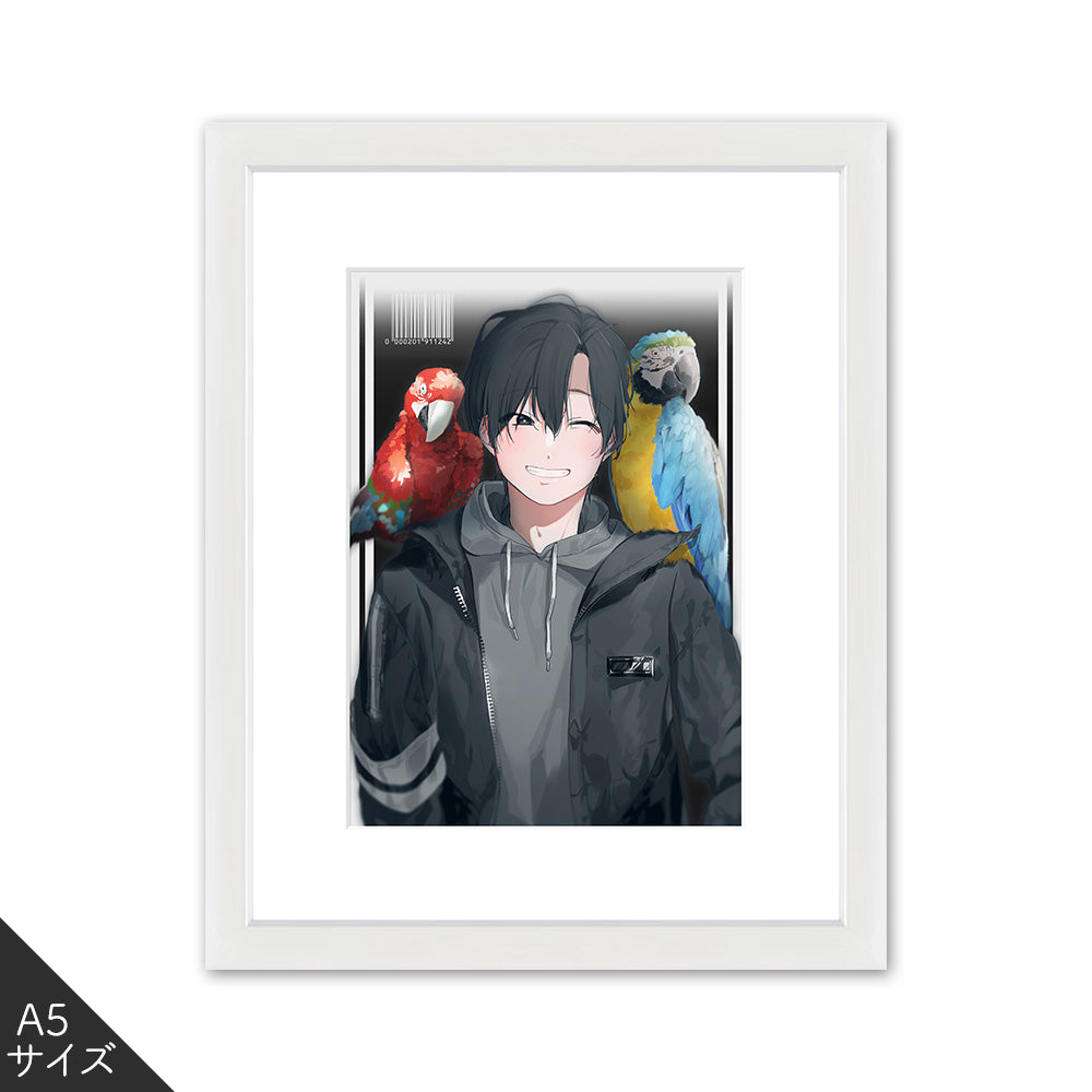 (Goods - High Resolution Print) Boys Gallery Kanta Chara-fine Parrot A5 Size Animate International