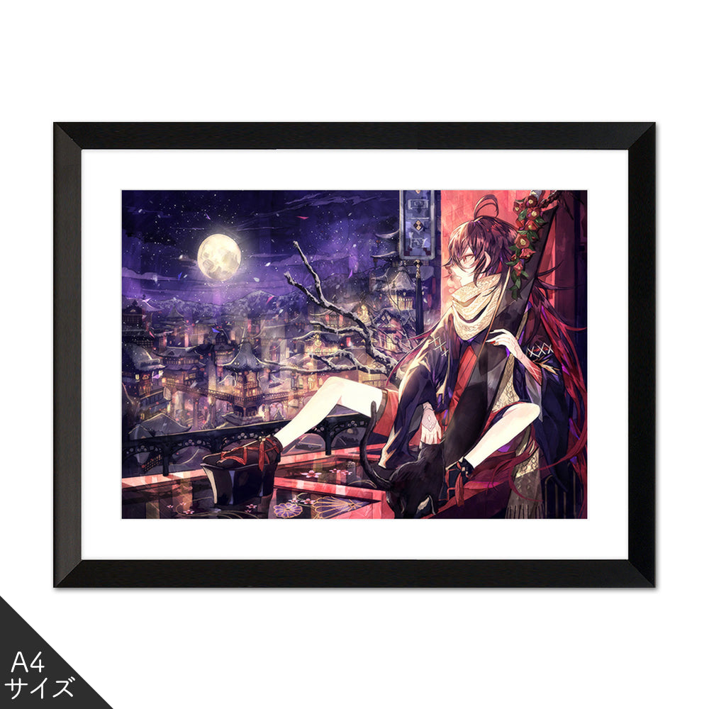 (Goods - High Resolution Print) Boys Gallery Mura Karuki Chara-fine Fuyu Geshiki A4 Size (Signed by the Artist) Animate International