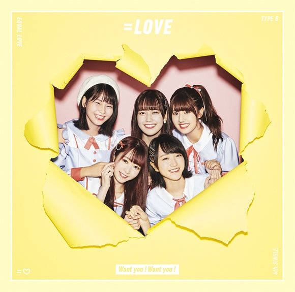 (Maxi Single) 4th Single by ＝LOVE [TYPE-B] Animate International