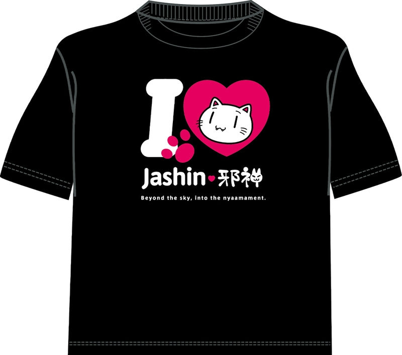 (Goods - T-shirt) Aokana: Four Rhythm Across the Blue I LOVE Jashin-chan T-shirt Remake Ver. Animate International