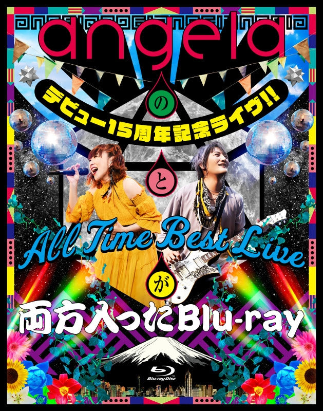 (Blu-ray) angela Debut 15th Anniversary Live!! & All Time Best Live Double Feature Blu-ray Animate International