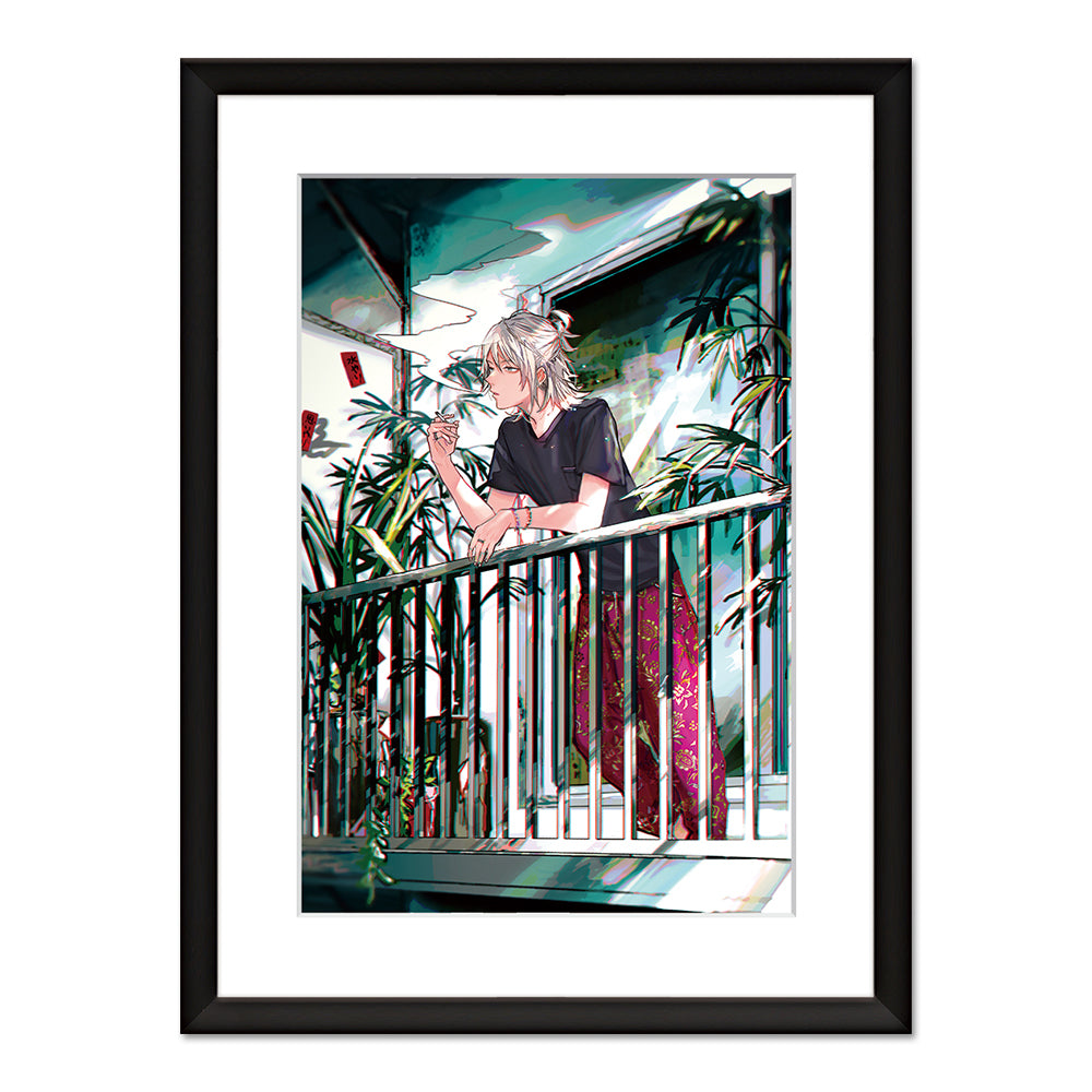 (Goods - High Resolution Print) Boys Gallery Uriurita Chara-fine Veranda de Ippuku A4 Size (Signed by the Artist) Animate International