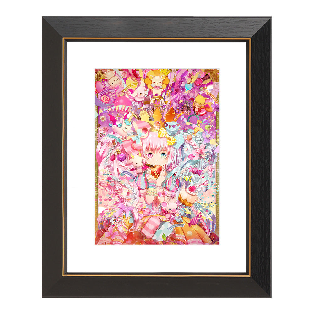 (Goods - High Resolution Print) Art collection Yu Yokubo Hime To Nana Hiki no Taizai (Signed by the Artist) Animate International